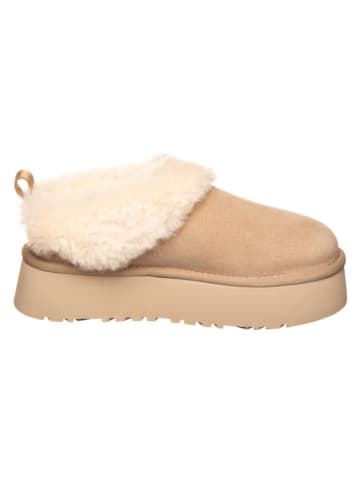 UGG Leder-Hausschuhe "W Tazzelle" in Beige