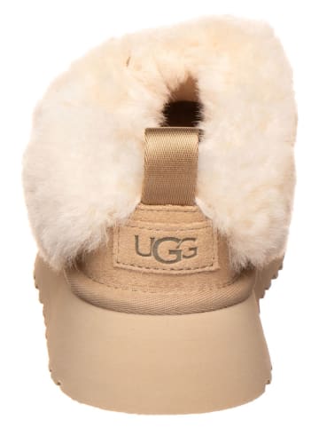 UGG Leder-Hausschuhe "W Tazzelle" in Beige
