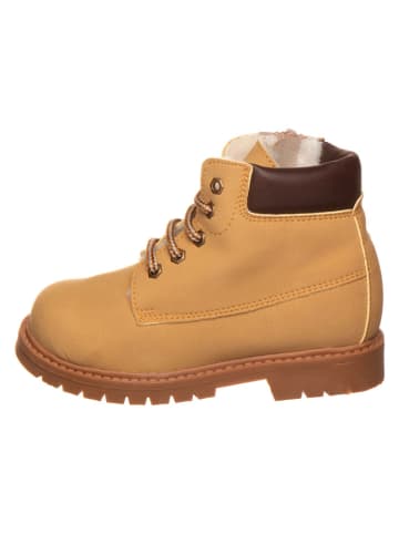 kmins Leder-Boots in Senf