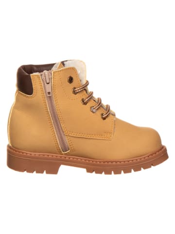 kmins Leder-Boots in Senf