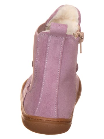 kmins Leder-Barfuß-Boots in Lila