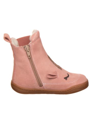 kmins Leder-Barfuß-Boots in Rosa