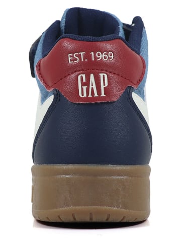 GAP Sneakers in Weiß/ Dunkelblau