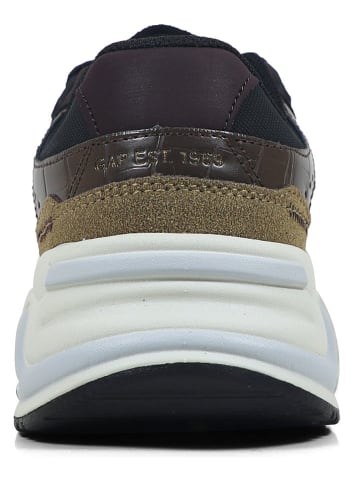 GAP Sneakersy w kolorze oliwkowo-granatowym
