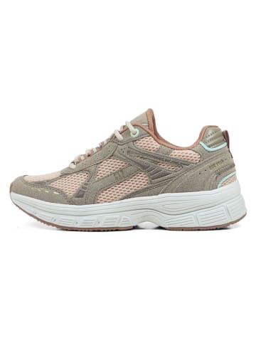 GAP Sneakersy w kolorze beżowo-oliwkowym