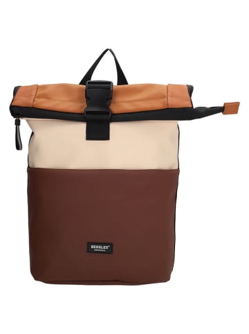Beagles Rucksack in Braun/ Hellbraun/ Creme - (B)28 x (H)42 x (T)10 cm