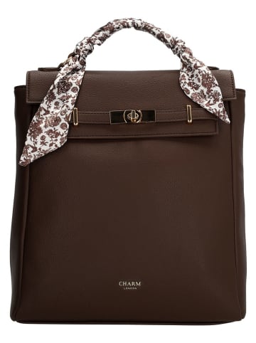 Charm Rucksack in Braun - (B)27 x (H)32 x (T)10 cm
