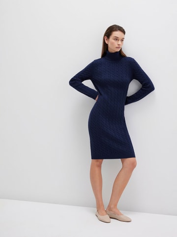 MAVI Gebreide jurk donkerblauw
