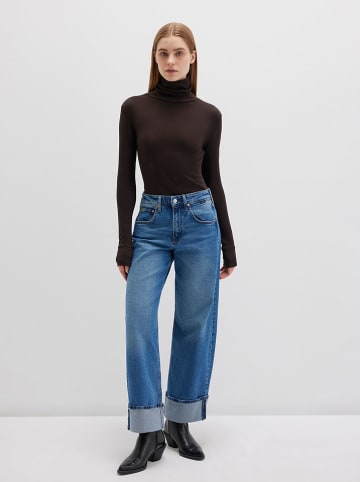 MAVI Longsleeve in Dunkelbraun