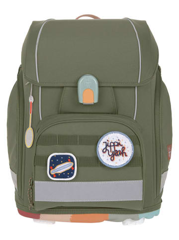 Lässig 7tlg. Schulranzen-Set "Boxy Unique" in Khaki