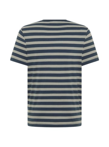 ELBSAND Shirt "Noe" donkerblauw/grijs