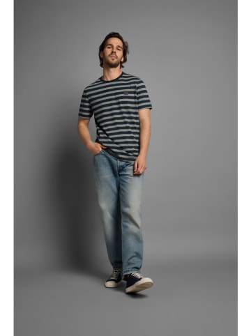 ELBSAND Shirt "Noe" donkerblauw/grijs