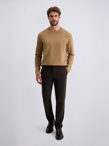 Pierre Cardin Spodnie chino w kolorze ciemnobrązowym