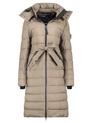 ANAPURNA Parka "Cabana" w kolorze szarobrązowym