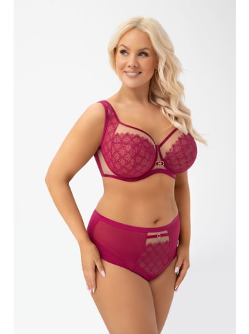 Gorsenia Pełne figi high waist "Dayana" w kolorze różowym