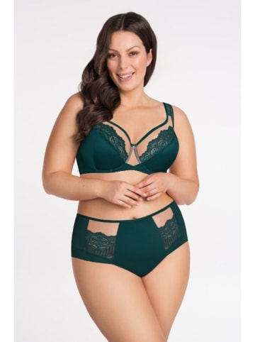 Gorsenia Pełne figi high waist "Luisse" w kolorze zielonym