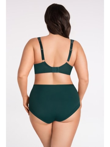 Gorsenia Pełne figi high waist "Luisse" w kolorze zielonym