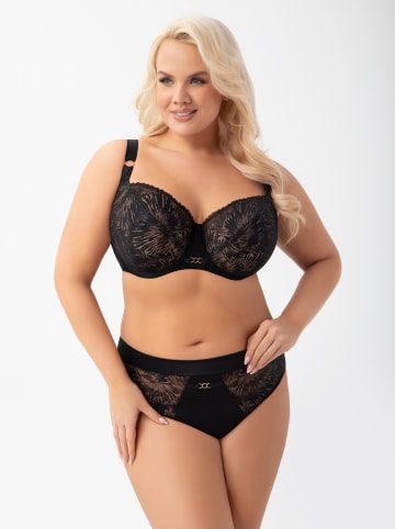 Gorsenia Figi high waist "Mila" w kolorze czarnym