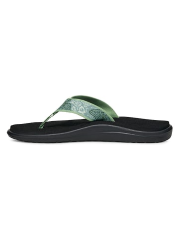 Teva Japonki "Voya Flip" w kolorze zielonym