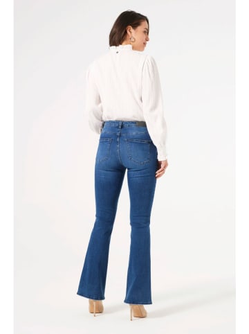 Garcia Spijkerbroek - flared fit - blauw