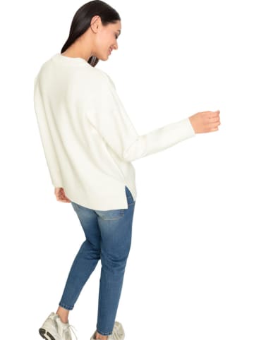 Heine Sweter w kolorze kremowym