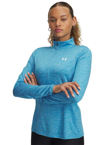 Under Armour Trainingslongsleeve lichtblauw