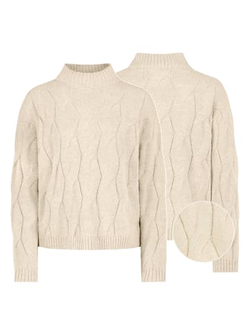 Eight2Nine Sweter w kolorze beżowym