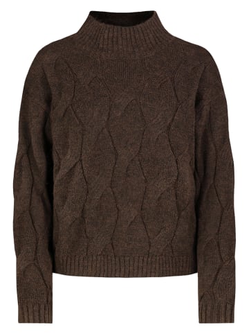Eight2Nine Sweter w kolorze ciemnobrązowym