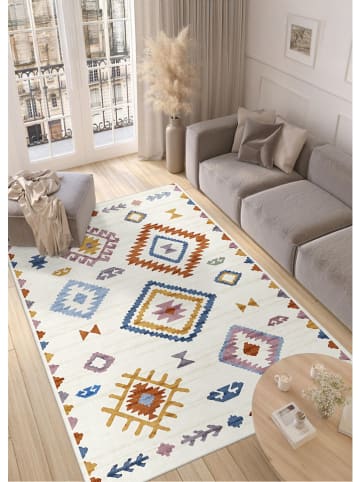 BELLA MAISON Kurzflor-Teppich ''Siena'' in Creme/ Bunt