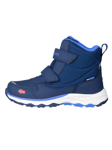Trollkids Winterboots "Hafjell" in Blau/ Dunkelblau