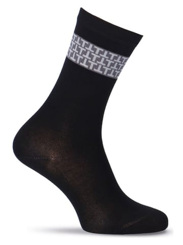 Tamaris 2er-Set: Socken in Schwarz/ Beige