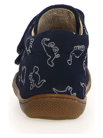 Naturino Skórzane sneakersy "Cocoon" w kolorze granatowym