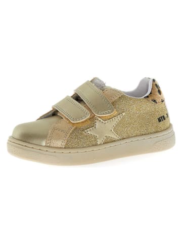 Naturino Leder-Sneaker "Pinn" in Gold