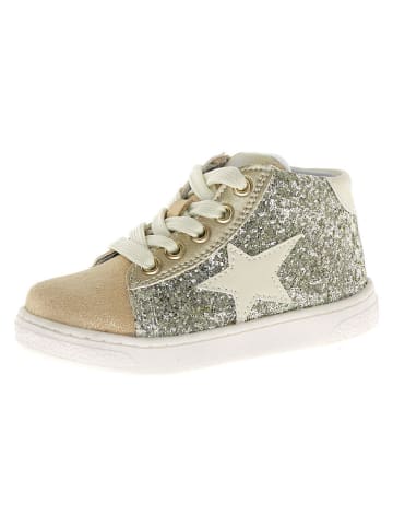 Naturino Leder-Sneaker "Pinn" in Gold
