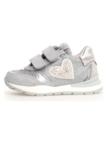 Naturino Leder-Sneaker "Quelly" in Silber