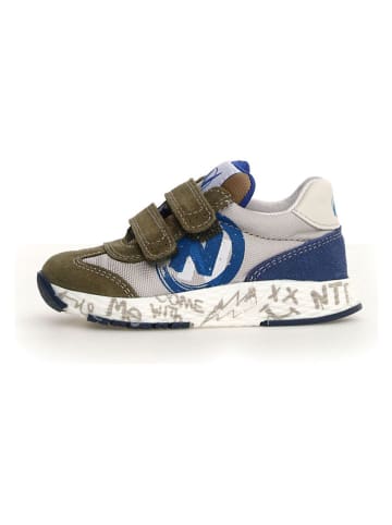 Naturino Skórzane sneakersy "Jesko 2" w kolorze khaki