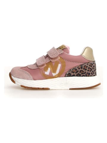 Naturino Skórzane sneakersy "Jesko 2" w kolorze jasnoróżowym