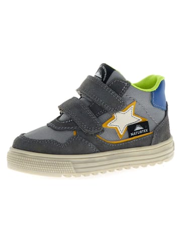 Naturino Skórzane sneakersy "Hess 3" w kolorze antracytowym