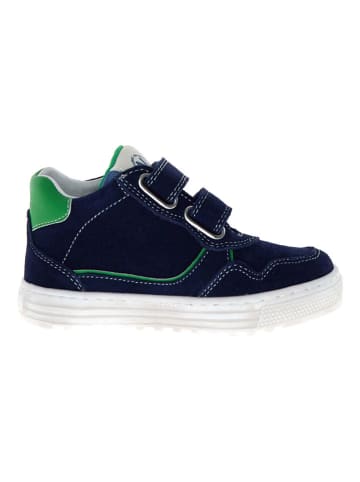 Naturino Skórzane sneakersy "Hess" w kolorze granatowym