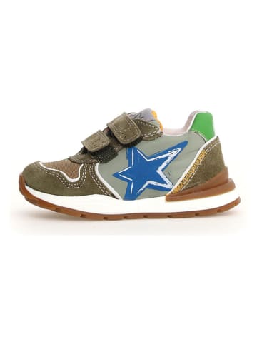Naturino Skórzane sneakersy "Roy 2" w kolorze jasnobrązowo-szarym