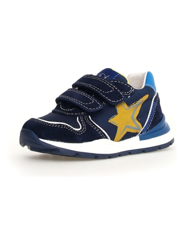 Naturino Skórzane sneakersy "Roy 2" w kolorze granatowym