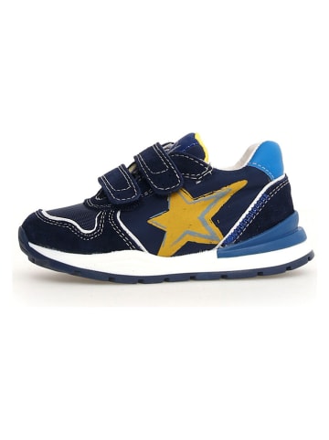 Naturino Skórzane sneakersy "Roy 2" w kolorze granatowym
