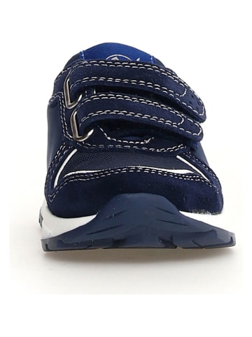 Naturino Skórzane sneakersy "Roy 2" w kolorze granatowym