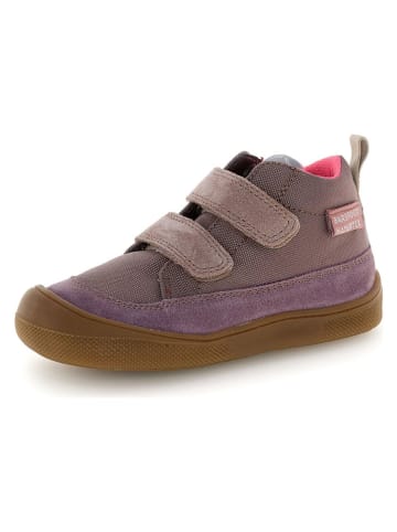 Naturino Skórzane sneakersy barefoot "Nupty 2" w kolorze fioletowym