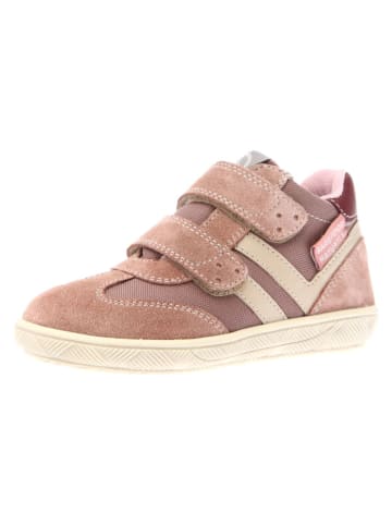 Naturino Leder-Sneaker "Kevis" in Rosa/ Beige