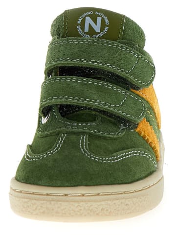 Naturino Leder-Sneaker "Marves" in Grün