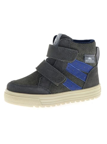 Naturino Leder-Sneaker "Piqui" in Anthrazit
