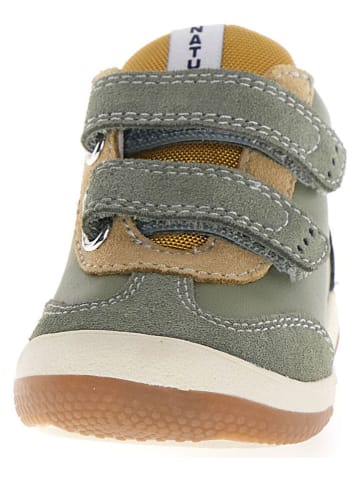 Naturino Leder-Sneaker "Pumki" in Khaki