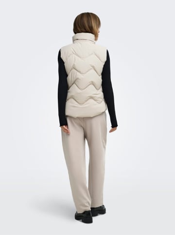 JDY Steppweste in Creme
