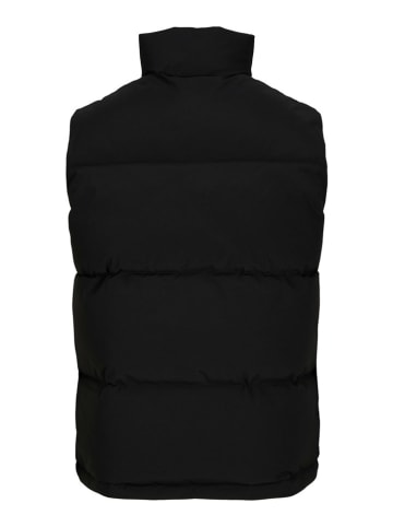 Jack & Jones Kamizelka pikowana w kolorze czarnym